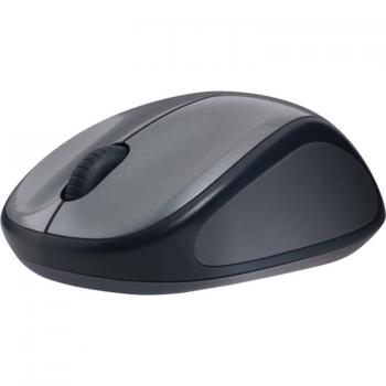 Ratón Inalámbrico Ergonomico Logitech M235 Óptico para Usuarios Diestros y Zurdos con Receptor Nano USB - Gris y Negro