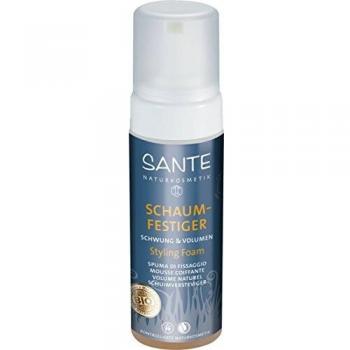 Sante Naturkosmetik Espuma fijadora, espuma de peinado, impulso y volumen, cuidado notable, ideal para secar, extractos ecológicos, 150 ml