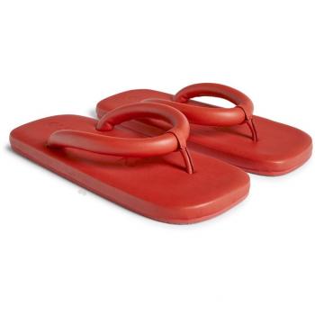 CAMPERLAB Hastalavista Sandals for Men - Red, Smooth Leather, Size 39 and Size 6.5