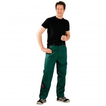 Planam Highline - Pantalón de uniforme de trabajo, grün/schwarz, 64