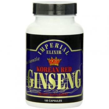 Imperial Elixir Korean Red Ginseng - 300 Mg Each - 100 Capsules