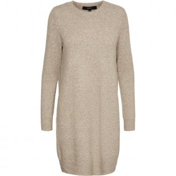 Vero Moda Women's Long Sleeve Dress Vmdoffy in Sepia Tint, Size M