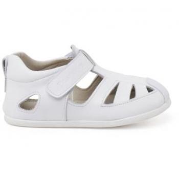 Pisamonas Sandalia Napa Blandita Suela Fina Talla 19 Color Blanco