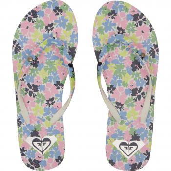Chanclas Roxy Portofino mujer verde caqui rosa 36