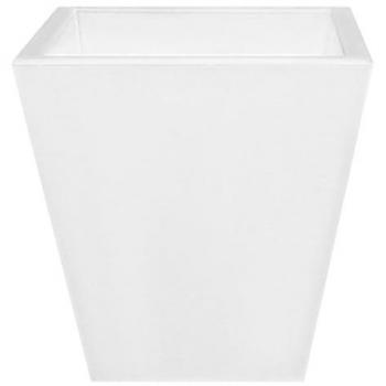 Maceta Orion 50 Blanco de Polietileno | Fácil Limpieza | Resistente a Impactos | Ideal para Interior y Exterior | 100% Reciclable | Peso Ligero | Capacidad 48L