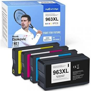 myCartridge 963XL - Cartuchos de impresora remanufacturados para HP 963XL 963 Multipack para HP OfficeJet Pro 9010 9012 9022 9014 9020