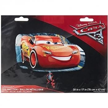 Amscan Anagrama 3537001 - Globo SuperShape de Disney Cars 3 Lightning McQueen - 30 pulgadas