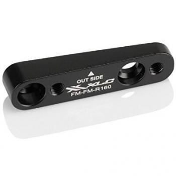 Xlc Flatmountadapter-2500372100 Material de Bicicleta, Unisex-Adultos, Negro, Talla única