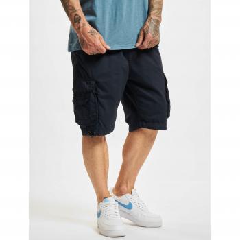 Urban Classics Men's Navy Double Pocket Cargo Shorts
