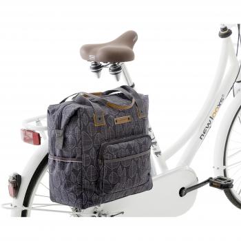 NEW LOOXS Camella Compras Bolsa para bicicleta 's negro