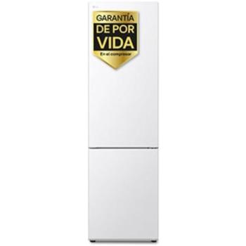 Frigorífico Combi LG GBV21NCDSW, Door Cooling+, 1.86m, 374L, Eficiencia D, Blanco, Total No Frost