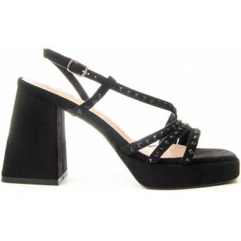 Montevita Sandalias de Tacón Festsand2, color Negro, modelo 88514, para Mujer