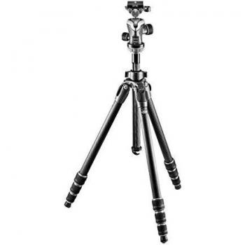Trípode Gitzo Mountaineer Serie 1 GT1542 con Cabezal de Bola GH1382QD, 3 Patas, Metal Negro
