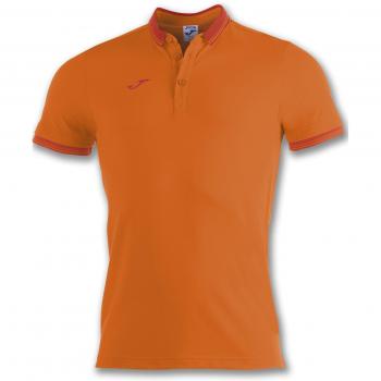 Joma Bali II Short Sleeve Orange Polo Shirt for Men Size S