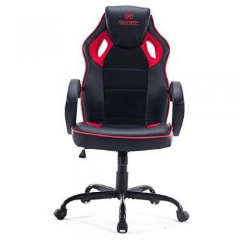Owlotech Silla para Gaming, Poliuretano, Rojo, 28x53x84 cm