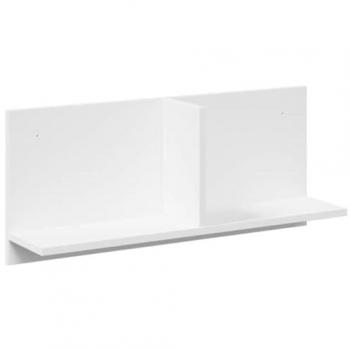 Gabinete de pared de madera de ingeniería blanco 70x16,5x30 cm