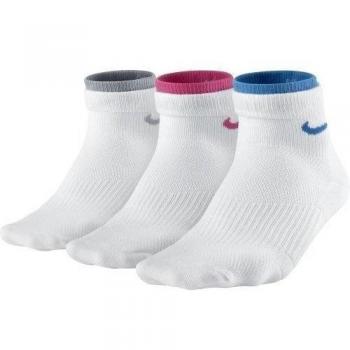Nike 3PPK Women's Lightweight Quart - Calcetines para mujer, 3 pares, color blanco, talla S