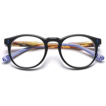 Etnia Barcelona Trastevere BKBL Men's Eyeglasses Black Size 51 - Frame Only, Blue Light Block Available