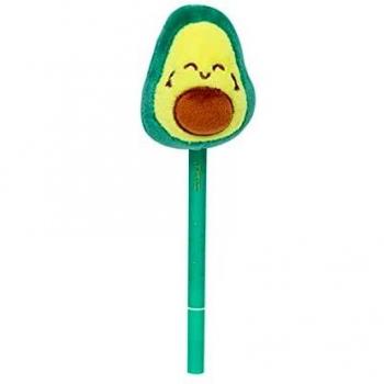 Mr. Wonderful Pen with plush character - Avocado