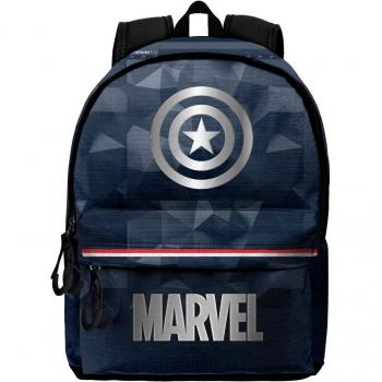 Mochila Capitán América Marvel Karactermania HS Silver Metal Negro