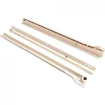 Blum - Guía de rodamientos para cajones de madera, extensión parcial, capacidad 25 kg - Largo: