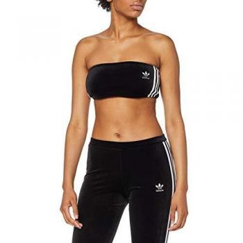 adidas 3 Str Bra Top, Mujer, Negro, 34