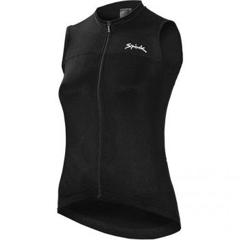 Maillot de ciclismo mujer Spiuk Anatomic sin mangas negro S