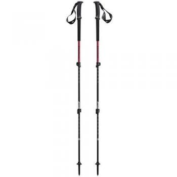 BLACK DIAMOND TRAIL BACK TREKKING POLE RED BLACK MOUNTAINEERING HIKING TRAIL
