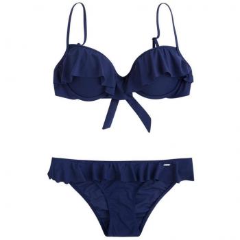 Bikini Pepe Jeans Estelle Marino Mujer L Azul