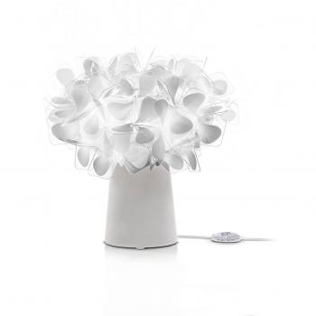 Lámpara de Mesa Slamp Clizia Mama Non Mama E14 Blanca con Cable