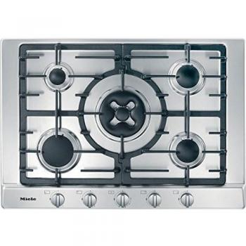 Placa de gas Miele KM 2034, inoxidable, 75 cm