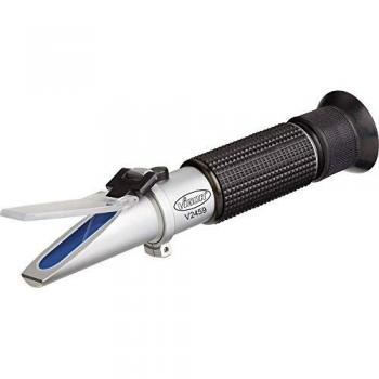 Refractómetro VIGOR V2459N - Probador de anticongelante, precisión en la medición de líquidos, diseño ergonómico, fácil lectura y manejo, ideal para uso automotriz y doméstico