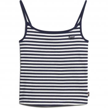 Camiseta Athletic Essentials para mujer en color marino de Superdry, y Camiseta Sin Mangas Essential multicolor de Superdry