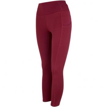 Leggings de mujer Amanda Born Living Yoga - Alta cintura, color rojo, talla L