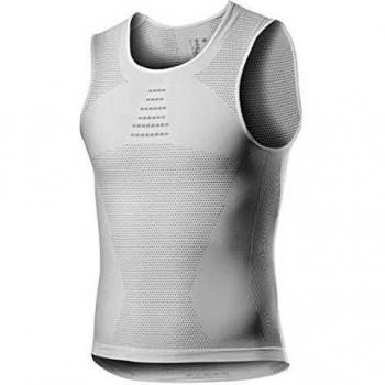 castelli Core Seamless Base Layer Camiseta, Hombre, Blanco, L/X