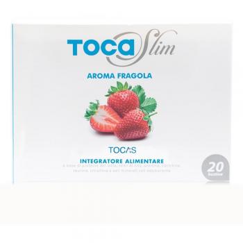 Tocaslim Sabor Fresa 20 Sobres - Proteínas Aisladas del Suero de Leche y L-Carnitina