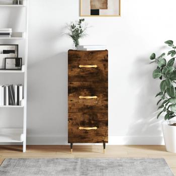 Aparador de madera contrachapada 34,5x34x90 cm Mueble de Almacenaje de Salón Buffet para salón Armario Auxiliar Armario de Almacenamiento Vidaxl Aparador madera de ingeniería roble