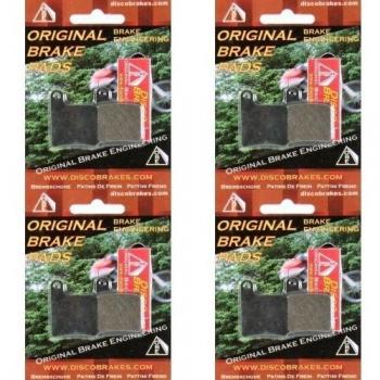 F1 Performance Disc Brake Pads / DiscoBrakes 4 Pares Giant mph Semi Metalicas