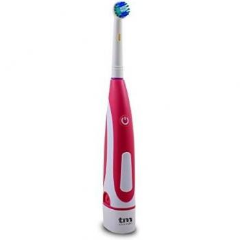 TM Electron Cepillo de Dientes Eléctrico a Pilas Easy Clean, Rosa - 1 Unidad