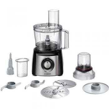 Bosch MultiTalent 3 Food Processor MCM3401M - 800W, Black/Stainless Steel, 2.3L Capacity, Blender & Meat Mincer