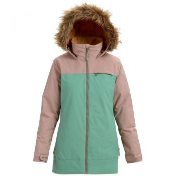 Burton Lelah Chaqueta de Snowboard, Mujer, marrón