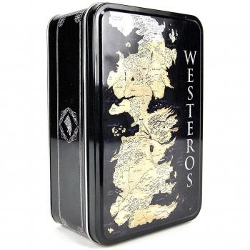 Game Of Thrones Westeros Map Lunch Box, Metal, Multicolor, 22,6 x 13,2 x 7,8