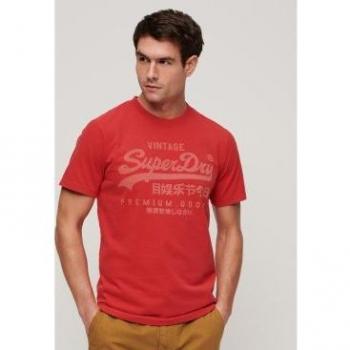 Camiseta Clásica Heritage rojo Superdry