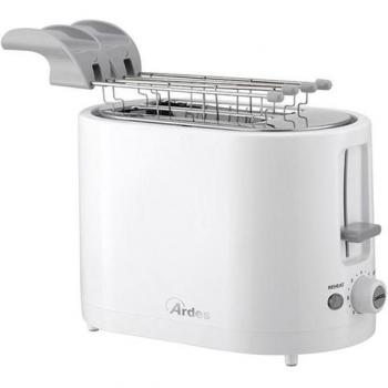 Tostadora Ardes ARTOAST01 Blanca 750W con 2 Ranuras y 7 Niveles de Tostado