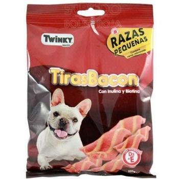 Snack para Perros Twinky Tiras de Tocino 100 gr
