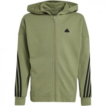 Chaqueta adidas Future Icons 3 Bandas Full Zip Infantil Verde