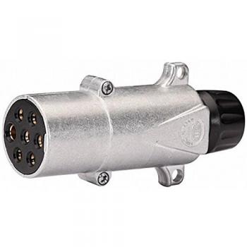 Conector Hella 8JA 003 831-011 - 24V - 7 Polos - Terminal Plano Metálico - DIN/ISO 1185