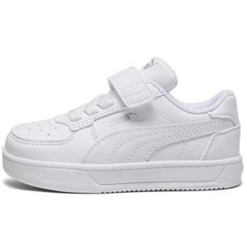 Zapatillas Puma Caven 2.0 AC+ para bebé, blancas y metálicas