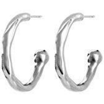 UNO de 50 Personalized Collection Silver Plated Metal Earrings