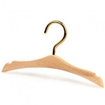Cintres de Madera para Muñecas - 18 cm (Paquete de 6 Unidades)